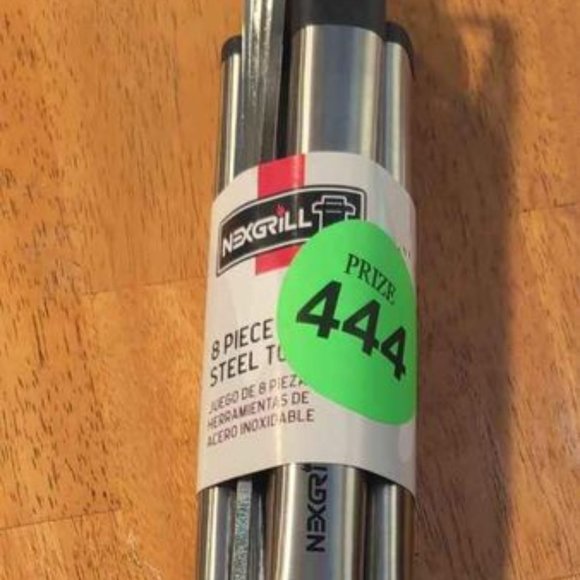 Brand New Nexgrill 8 Piece Steel Grill Tool Set - Picture 1 of 5